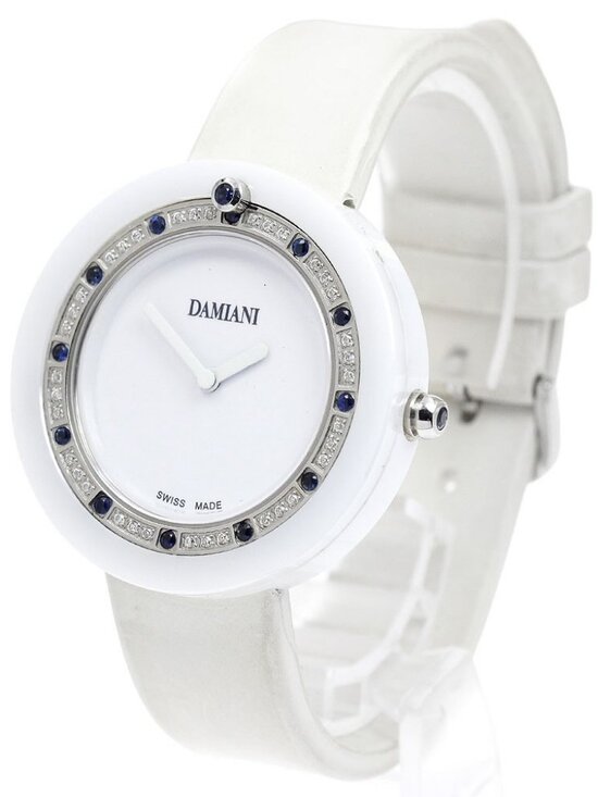 Damiani Belle epoch BCLSSW37 Diamond Sapphire Bezel Quartz Ladies Watch_945894 main image 8